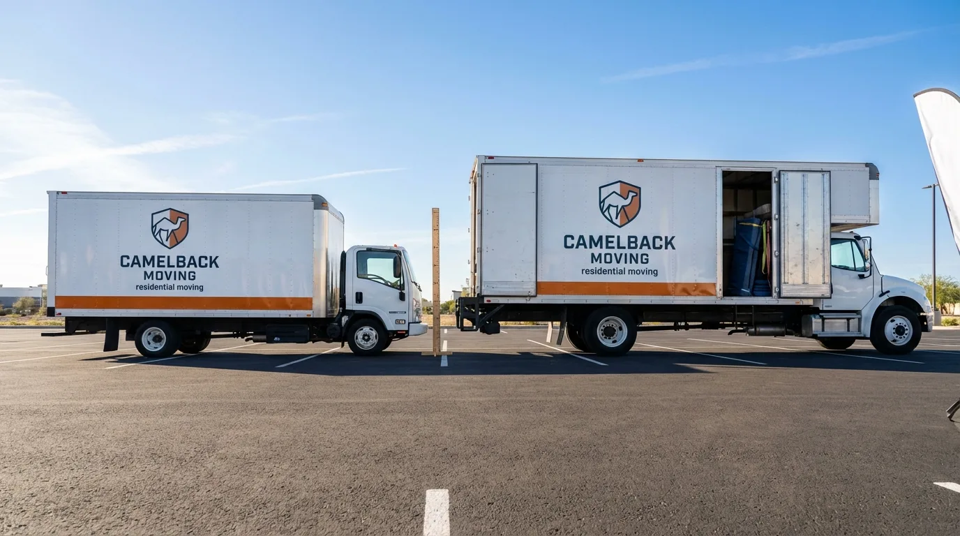 Moving truck size capacity guide in Saint Paul